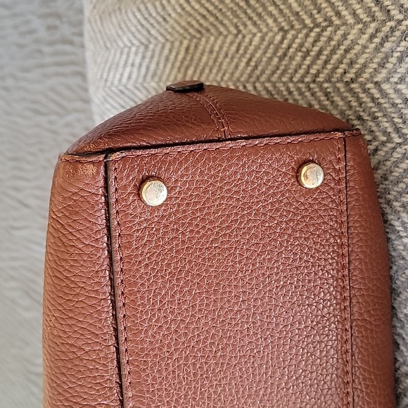 Kate Spade New York Brighton Park Pebble Leather Small Felix Bag, Dark Roast - Picture 6 of 8